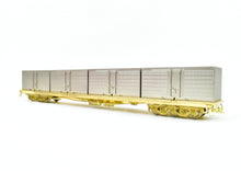 Load image into Gallery viewer, HO Brass TCY - The Coach Yard No. 0447 ATSF - Santa Fe SF 200-25 Mail Container Flat W/ 4 Containers