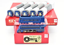 Load image into Gallery viewer, HO Brass Key Imports B&O - Baltimore & Ohio "Cincinnatian" P-7d and 5 Coach Train Set FP CS-22