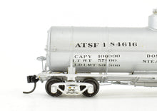 Load image into Gallery viewer, HO Brass Pecos River Brass ATSF - Santa FeTk-k Tank Car with AB Brakes Custom Painted