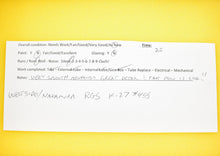 Load image into Gallery viewer, HOn3 Brass Westside Model Co. RGS - Rio Grande Southern K-27 #455 Post Wreck