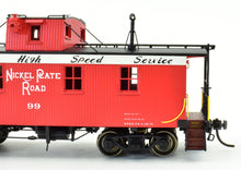Load image into Gallery viewer, HO Brass DVP - Division Point NYC&St.L - Nickel Plate "46-147" Series 30' Wood Caboose 3 Windows, Speed Lettering, FP