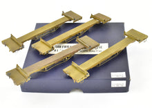 Load image into Gallery viewer, HO Brass NWSL - Northwest Short Line NP - Northern Pacific 41' Log Cars 4-Pack No Trucks