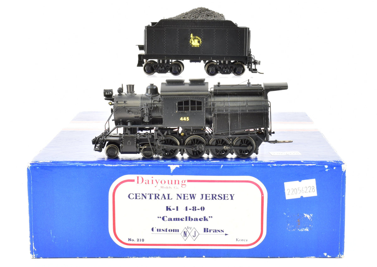 HO Brass NJ Custom Brass CNJ - Central Railroad of New Jersey K-1
