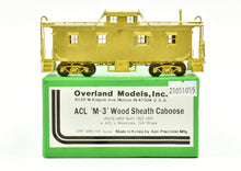 Load image into Gallery viewer, HO Brass OMI - Overland Models, Inc. ACL - Atlantic Coast Line M-3 Wood Sheath Caboose