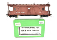 Load image into Gallery viewer, Copy of HO Brass OMI - Overland Models, Inc. IC - Illinois Central "OSB" Outside Braced Wood Caboose Pro-Painted