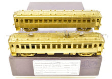 Load image into Gallery viewer, HO Brass MTS Imports SN - Sacramento Northern #1018-1025 Interurban Powered Coach/Unpowered Coach Trailer 2 Car Set