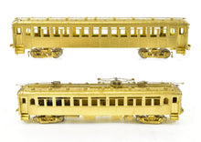 Load image into Gallery viewer, HO Brass MTS Imports SN - Sacramento Northern #1018-1025 Interurban Powered Coach/Unpowered Coach Trailer 2 Car Set