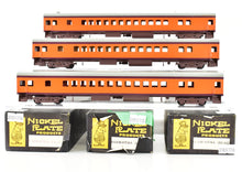 Load image into Gallery viewer, HO Brass NPP - Nickel Plate Products MILW - Milwaukee Road Hiawatha Factory Painted 3 Coach Set