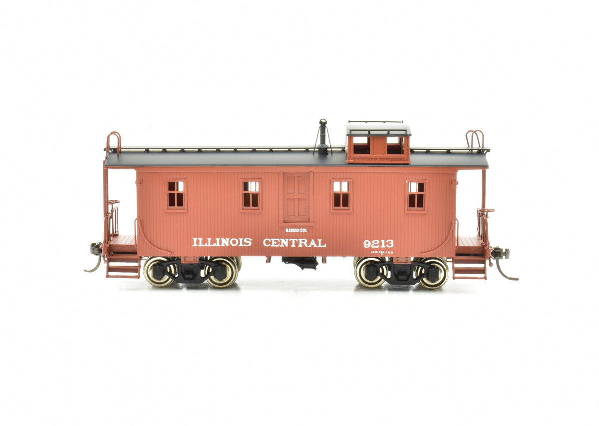 HO Brass PFM - SKI IC - Illinois Central Wood Caboose Factory