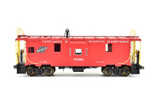 Load image into Gallery viewer, HO Brass OMI - Overland Models, Inc. C&NW - Chicago & North Western Steel Bay Window Caboose CP Red