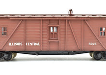 Load image into Gallery viewer, Copy of HO Brass OMI - Overland Models, Inc. IC - Illinois Central "OSB" Outside Braced Wood Caboose Pro-Painted
