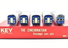 Load image into Gallery viewer, HO Brass Key Imports B&O - Baltimore & Ohio "Cincinnatian" P-7d and 5 Coach Train Set FP CS-22