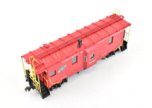 Load image into Gallery viewer, HO Brass OMI - Overland Models, Inc. C&NW - Chicago & North Western Steel Bay Window Caboose CP Red