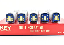 Load image into Gallery viewer, HO Brass Key Imports B&O - Baltimore & Ohio "Cincinnatian" P-7d and 5 Coach Train Set FP CS-22