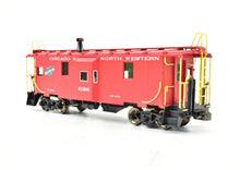 Load image into Gallery viewer, HO Brass OMI - Overland Models, Inc. C&NW - Chicago & North Western Steel Bay Window Caboose CP Red