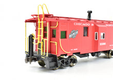 Load image into Gallery viewer, HO Brass OMI - Overland Models, Inc. C&NW - Chicago & North Western Steel Bay Window Caboose CP Red