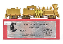 Load image into Gallery viewer, HOn3 Brass Westside Model Co. Westside Lumber Co. 3-Truck Shay #10