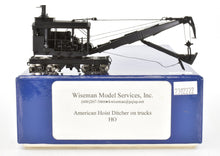 Load image into Gallery viewer, HO Brass WMS - Wiseman Model Services Inc. American Hoist Ditcher On Trucks