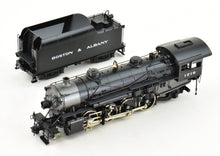 Load image into Gallery viewer, HO Brass CON Key Imports B&A - Boston & Albany H-5j Class 2-8-2 Mikado #1216 Factory Painted