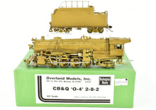 Load image into Gallery viewer, HO Brass OMI - Overland Models CB&Q - Burlington Route O-4 2-8-2 NWSL Gearbox Upgrade