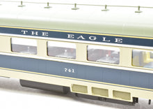 Load image into Gallery viewer, HO Brass TCY - The Coach Yard MP - Missouri Pacific 1950s "Missouri River Eagle" 6-Car set with EMC E3A FP