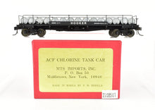 Load image into Gallery viewer, HO Brass MTS Imports HOKX - Hooker Chemicals ACF Chlorine Cylinder Tank Car Pro-Painted