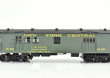 Load image into Gallery viewer, HO Brass NJ Custom Brass NYC - New York Central - 2 Car Gas Motor Rail Car Set