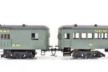 Load image into Gallery viewer, HO Brass NJ Custom Brass NYC - New York Central 2 Car Gas Motor Rail Car Set