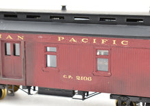 Load image into Gallery viewer, HO Brass PFM - Fujiyama CPR - Canadian Pacific Railway Wood Baggage Car No. 2106 and Coach No. 340 CP