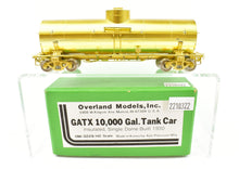 Load image into Gallery viewer, HO Brass OMI - Overland Models, Inc. Various Roads GATX 10,000 Gallon Insulated Single Dome