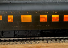 Load image into Gallery viewer, HO Brass CON OMI - Overland Models, Inc. Various Roads Pullman USN-1 Ferdinand Magellan Presidential Car Reagan Era FP Added Details