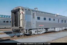 Load image into Gallery viewer, HO Brass TCY - The Coach Yard  No. 1480 BNSF - Burlington Northern Santa Fe "Fred Harvey" Bar and Grill Car No.11
