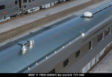 Load image into Gallery viewer, HO Brass TCY - The Coach Yard  No. 1480 BNSF - Burlington Northern Santa Fe "Fred Harvey" Bar and Grill Car No.11
