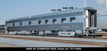 Load image into Gallery viewer, HO Brass TCY - The Coach Yard  No. 1484s BNSF - Burlington Northern Santa Fe "Stampede Pass" Dormitory HEP Power Car No. 50

