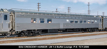 Load image into Gallery viewer, HO NEW Brass TCY - The Coach Yard 2500 SOU - Southern Railroad 1949 “The Crescent” Train 37-38 8-Car Set Factory Painted
