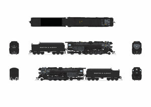 HO Brass Hybrid BLI - Broadway Limited Imports B&A - Boston & Albany, IC - Illinois Central, and Lima 2-8-4 Berkshires Paragon 4 DCC/Sound/Smoke or Stealth