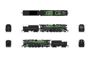 HO Brass Hybrid BLI - Broadway Limited Imports B&A - Boston & Albany, IC - Illinois Central, and Lima 2-8-4 Berkshires Paragon 4 DCC/Sound/Smoke or Stealth