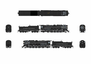 HO Brass Hybrid BLI - Broadway Limited Imports B&A - Boston & Albany, IC - Illinois Central, and Lima 2-8-4 Berkshires Paragon 4 DCC/Sound/Smoke or Stealth