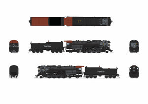 HO Brass Hybrid BLI - Broadway Limited Imports B&A - Boston & Albany, IC - Illinois Central, and Lima 2-8-4 Berkshires Paragon 4 DCC/Sound/Smoke or Stealth