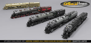 HO Brass Hybrid BLI - Broadway Limited Imports UP - Union Pacific CSA-2 4-6-6-4 Early Challenger Paragon 4 DCC/Sound/Smoke & Stealth Versions