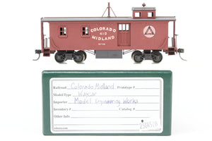 HO Brass MEW - Model Engineering Works CM - Colorado Midland Way Car Caboose CP No. 410 REBOXX