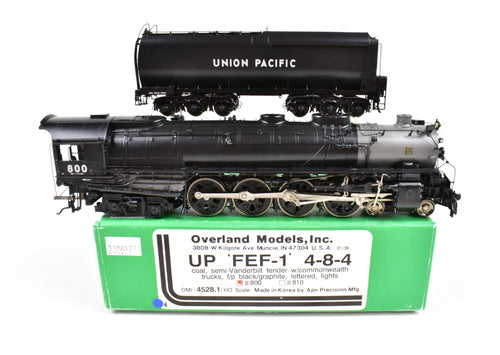 HO Brass CON OMI - Overland Models Inc. UP - Union Pacific FEF-1 - 4-8-4 Factory Painted No. 800