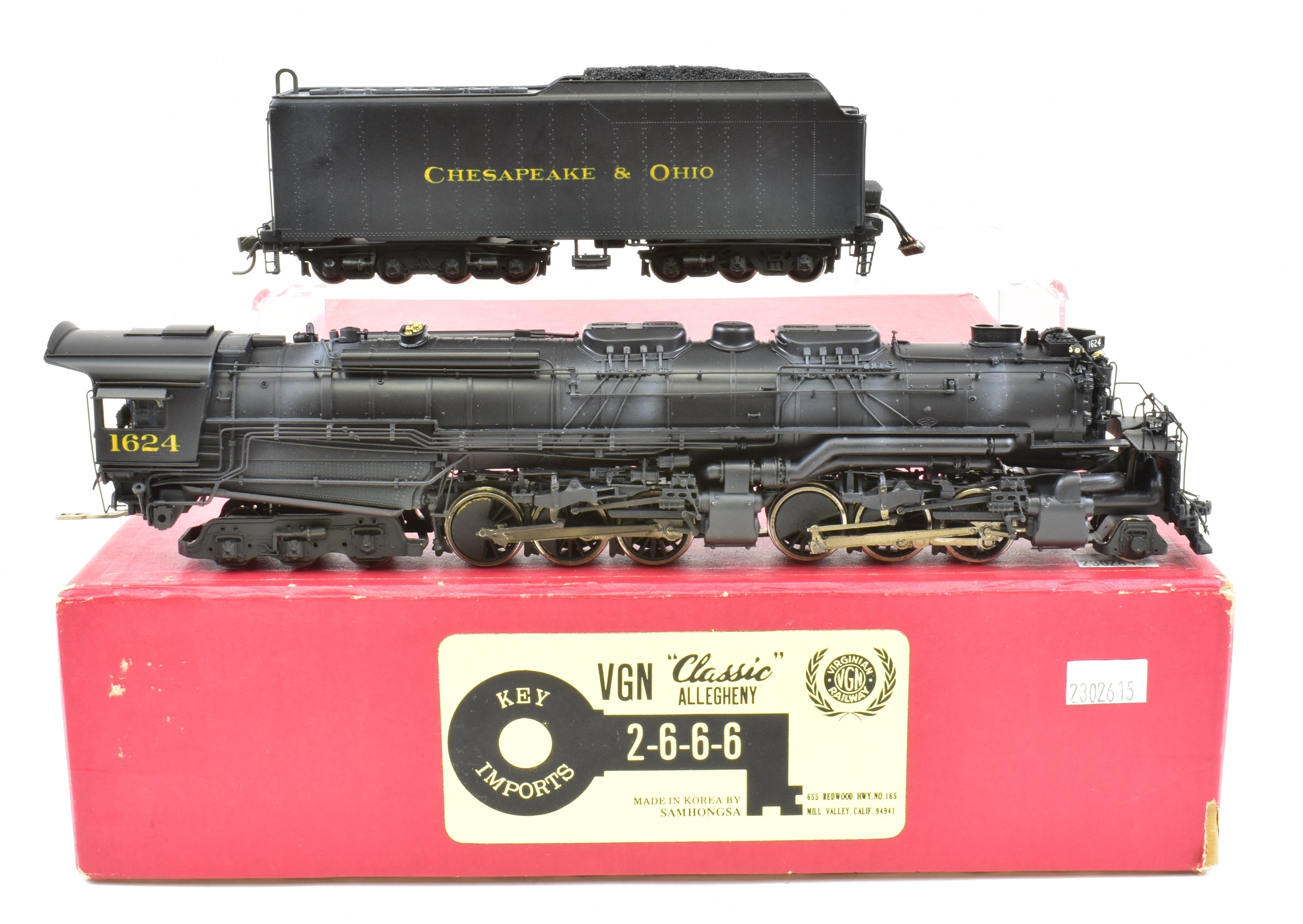 HO Brass Key Imports C&O - Chesapeake & Ohio 