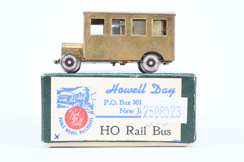 HO Brass Red Ball Various Roads NYC - New York Central Tiny Rail Bus