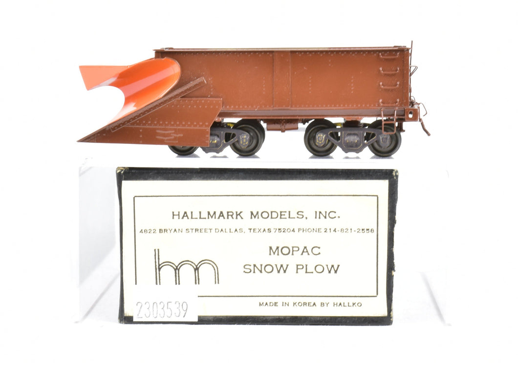 HO Brass Hallmark Models, Inc. Mopac - Missouri Pacific Snow Plow