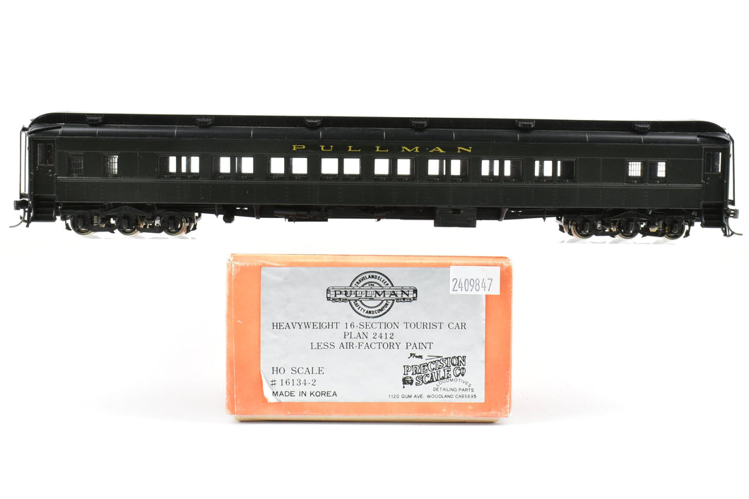 HO Brass PSC - Precision Scale Co. Pullman 80' Sleeper 16 Section Tourist Car Plan 2412 W/O Air FP
