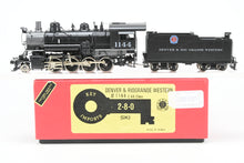 Load image into Gallery viewer, HO Brass CON Key Imports D&amp;RGW - Denver &amp; Rio Grande Western C-48 Class 2-8-0 No. 1144 Factory Painted
