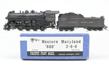 Load image into Gallery viewer, HO Brass PFM - Samhongsa WM - Western Maryland 2-8-0 H-9 &quot;800&quot; Series Custom Painted &amp; Weathered
