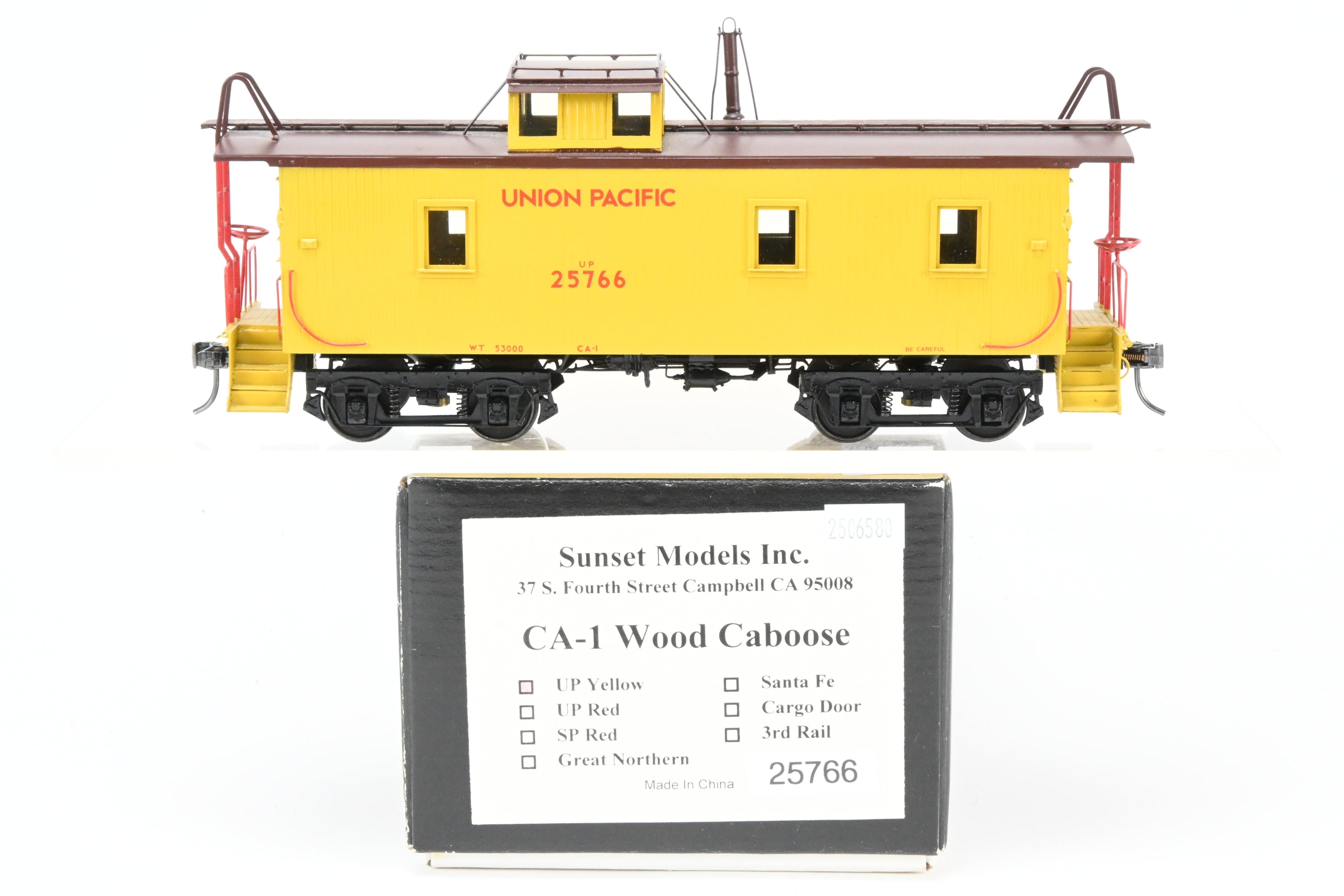 O Brass Sunset Models Third Rail UP - Union Pacific CA-1 Wood
