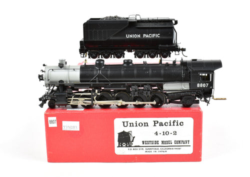 HO Brass Westside Model Co. UP - Union Pacific 8800 Class 4-10-2 Custom Painted No. 8807